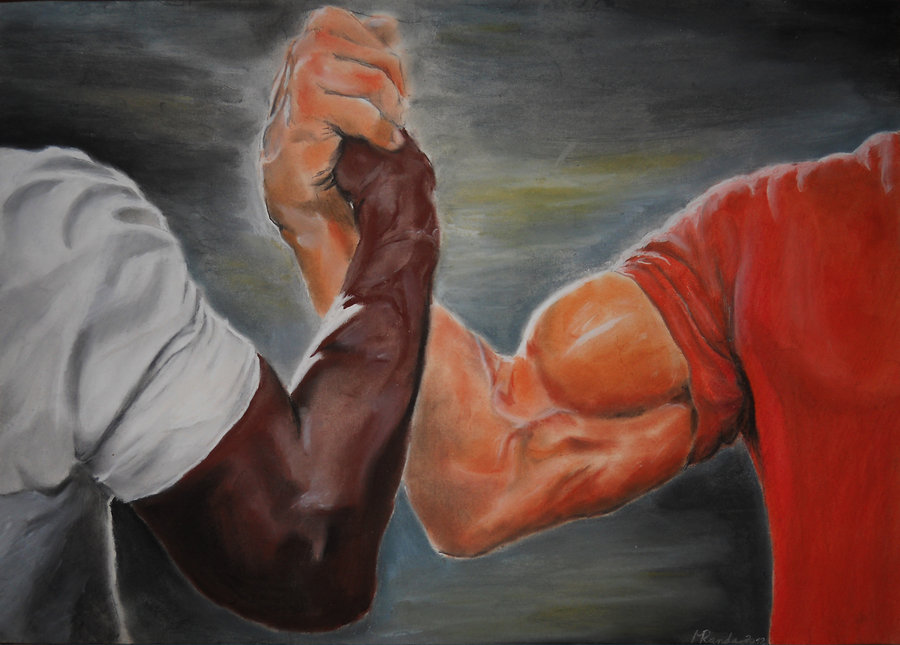 Epic handshake meme
