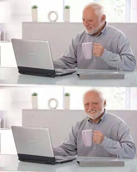 Hide the pain Harold meme